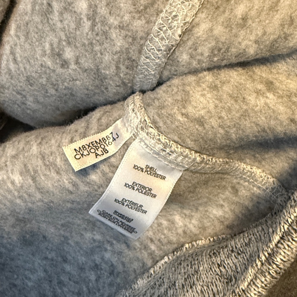 Calvin Klein zip fleece, NWT, M - Picture 4 of 8